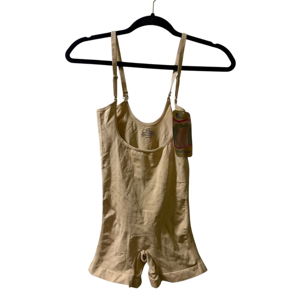 Inteco Intimates Smooth Shaper Womens Size Small Medium Seamless Neutral NWT